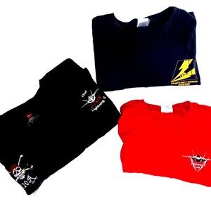 Lot Of 3 Military Shirts Lockheed Martin F-35